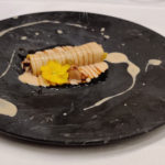 Canelones de rabo de toro, miel de caña y foie