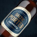 FIESTA POP 2022. Cervezas Gran Vía. Baltic Porter. Primer plano